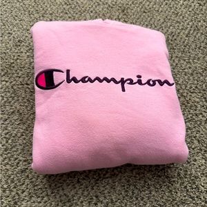 Pink Champion hoodie